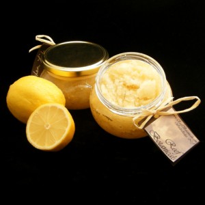 lemon sugar scrub