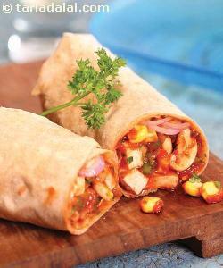 Achaari Aloo Roll (wraps and Rolls)