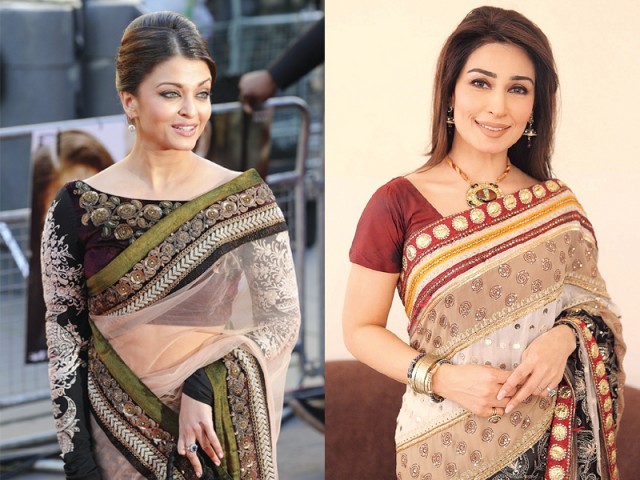 Aishwarya Reema Wearing Sari