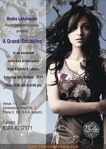 Nadia Lakdawala Grand Exhibition Designer's from Karachi & Lahore