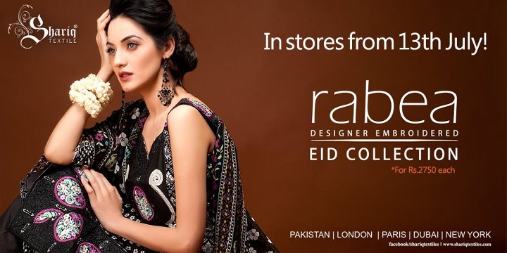Rabea Designer Embroidered Eid Collection 2012